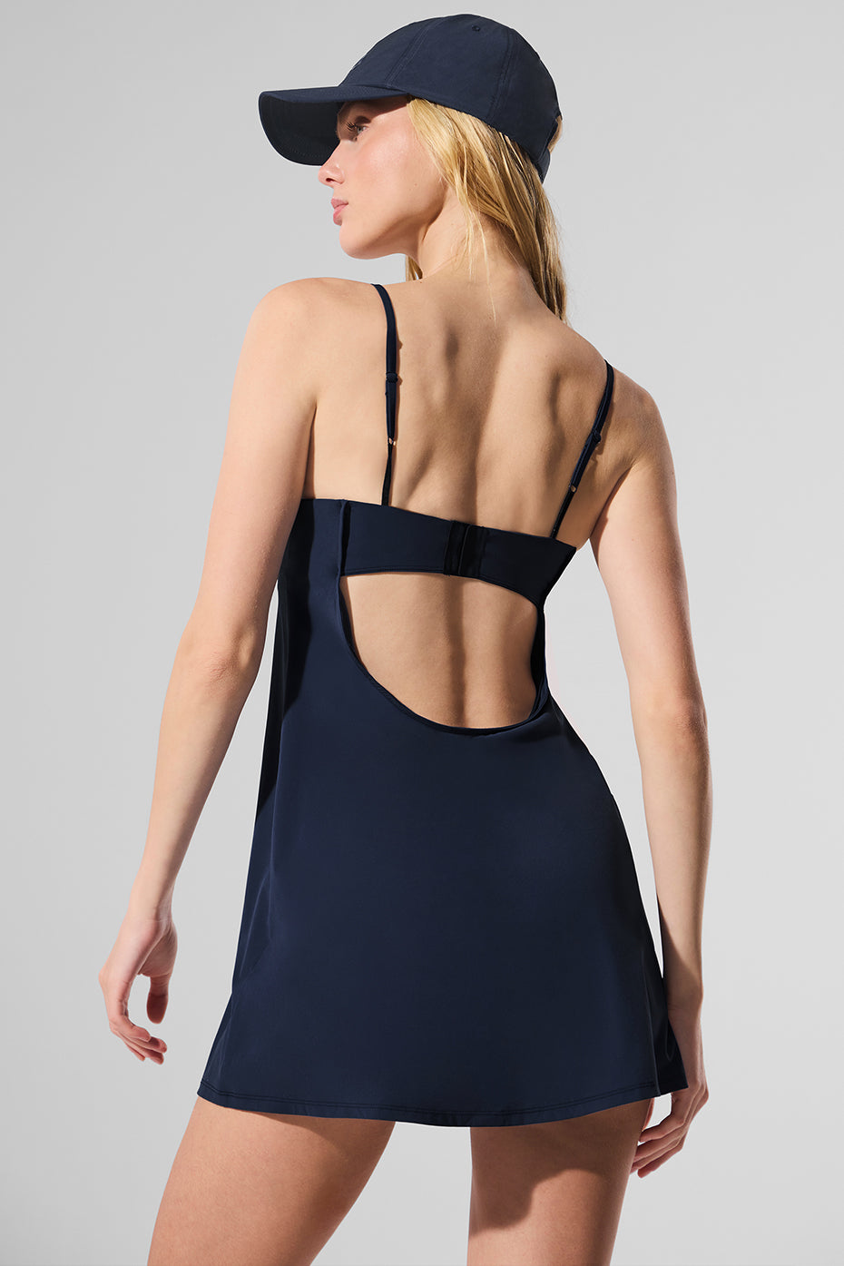 Wilson womens tennis dress in navy with sporty design for active women