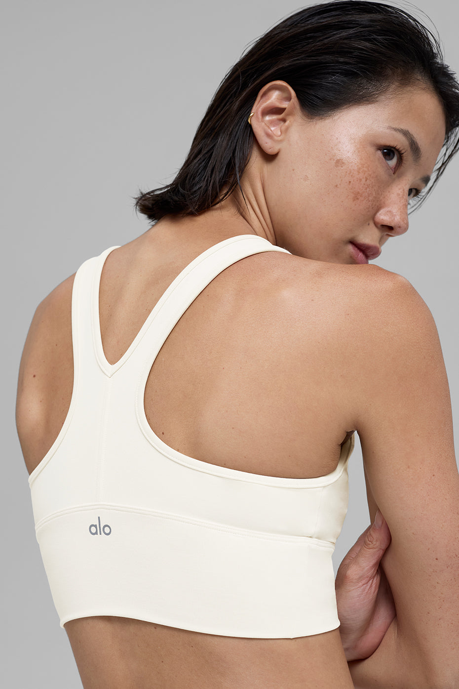 Wild Thing Crop Top Bra styled with a skirt for an elegant outfit.