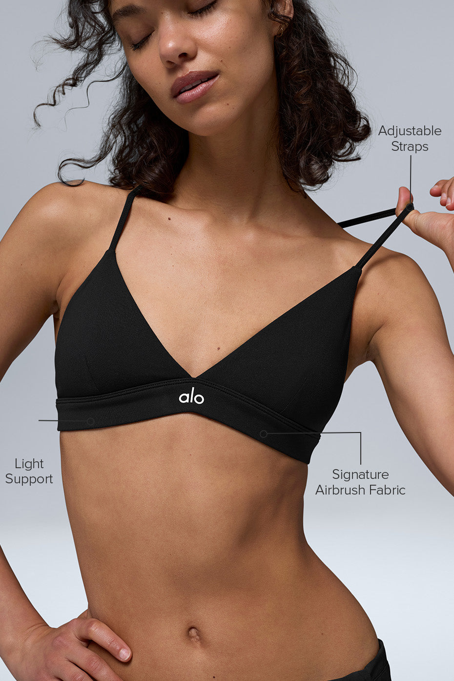 Close-up of the Splendor Bra showcasing its soft fabric and delicate design.