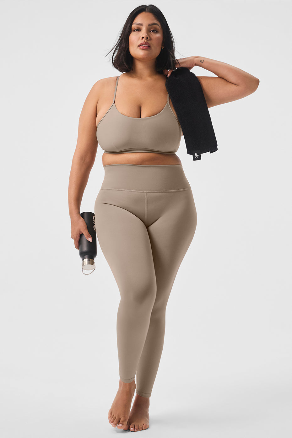Active woman wearing the Airlift Intrigue Bra during a workout session