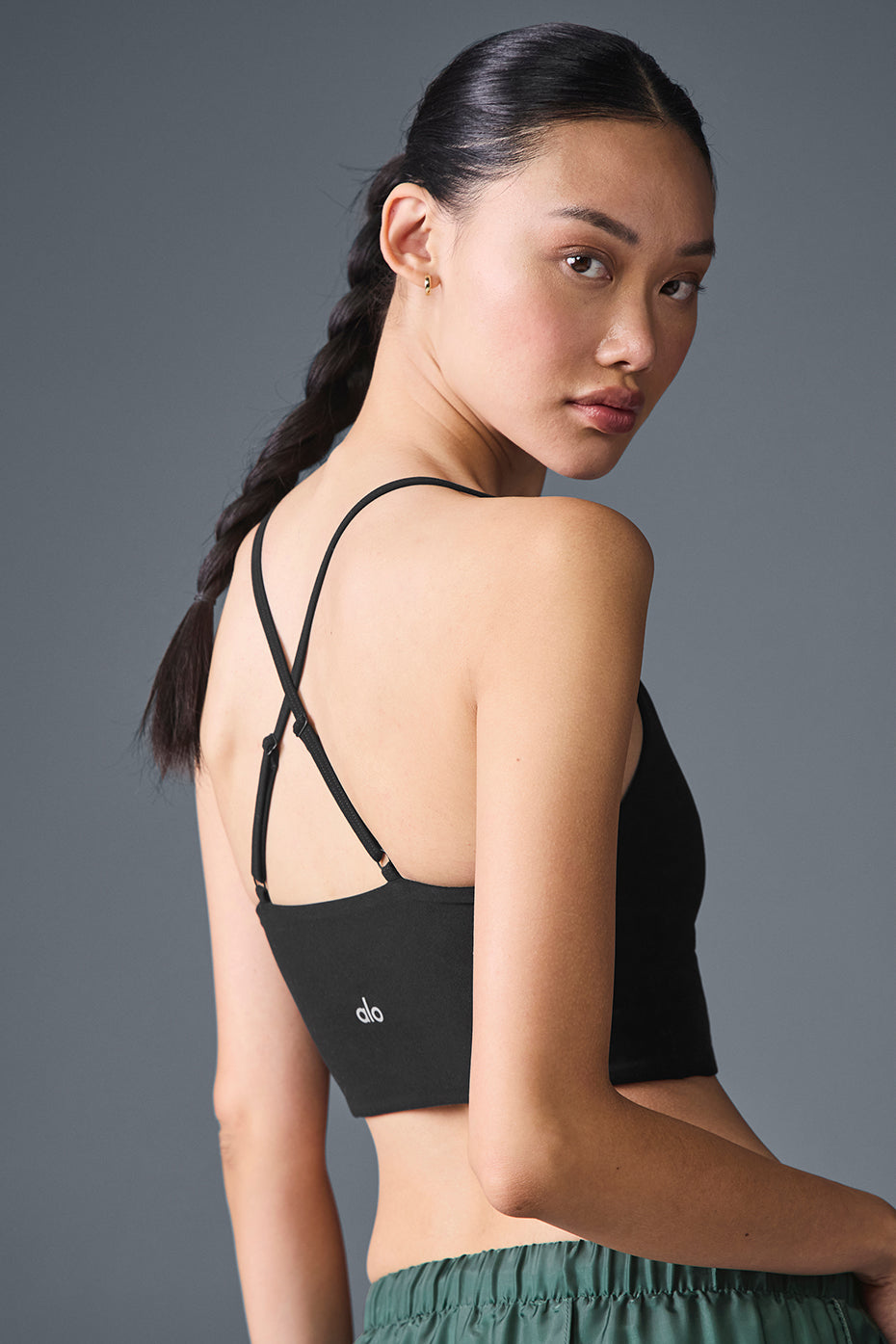 Close-up of the soft, breathable fabric used in the activewear women activewear range