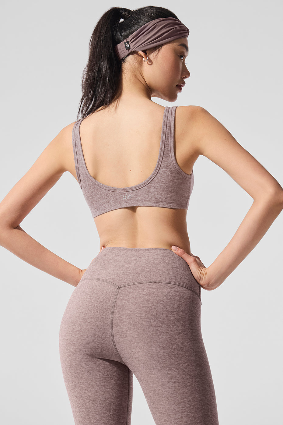 Back view of the Choreographer Comfort Sports Bra, highlighting the stretchy under-bust band.