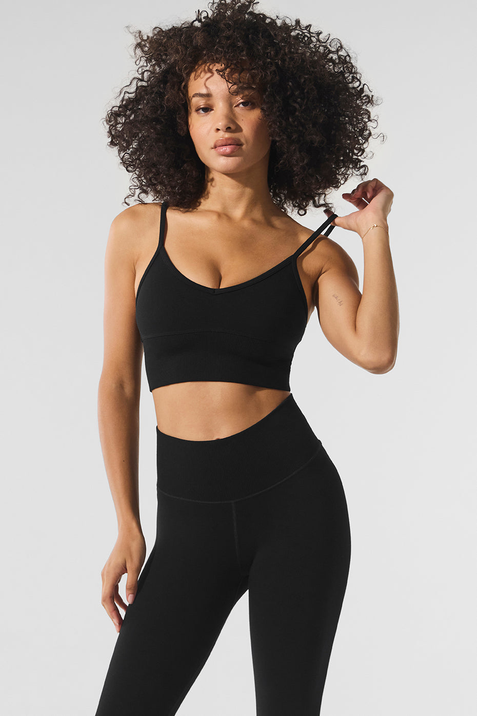Front view of the Plush Delight Seamless Wireless Bra, showcasing its soft fabric.
