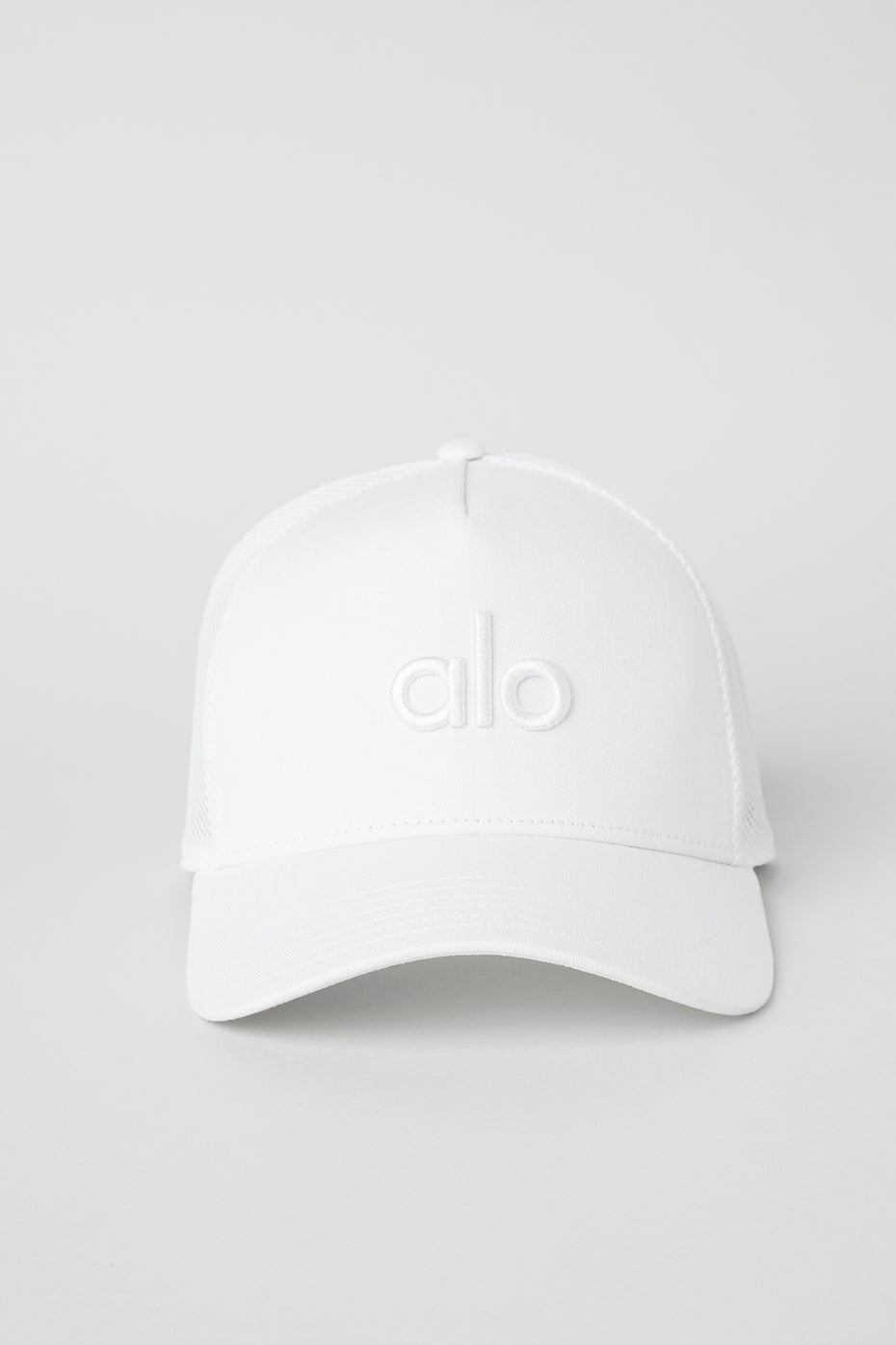 Close-up of adjustable snapback closure on custom trucker hat