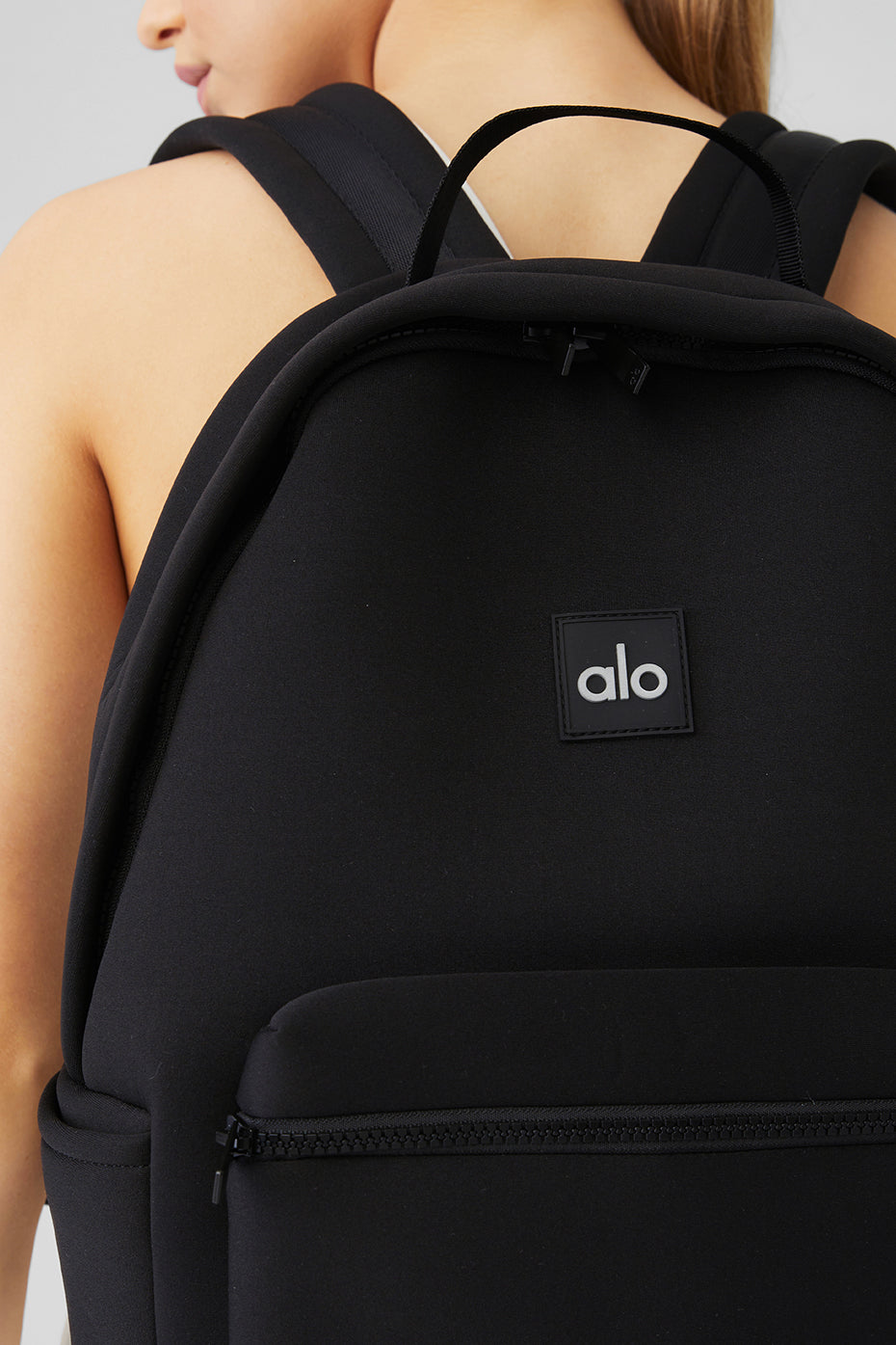 Interior view of the Urban Stow Backpack with laptop sleeve and organizational pockets.