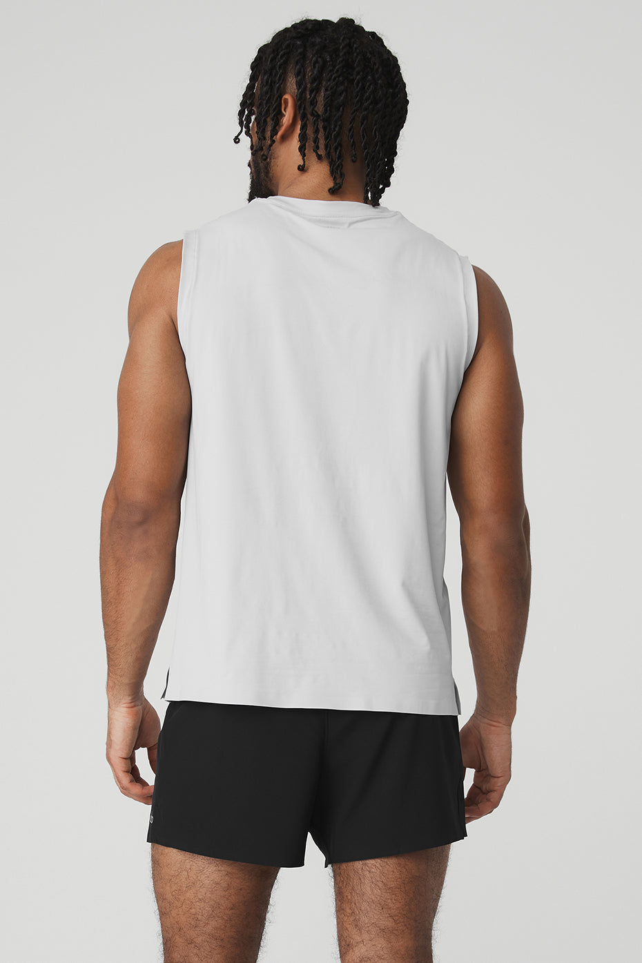 Side view showcasing the lightweight fabric of the Titanium Elite Performance Tank.