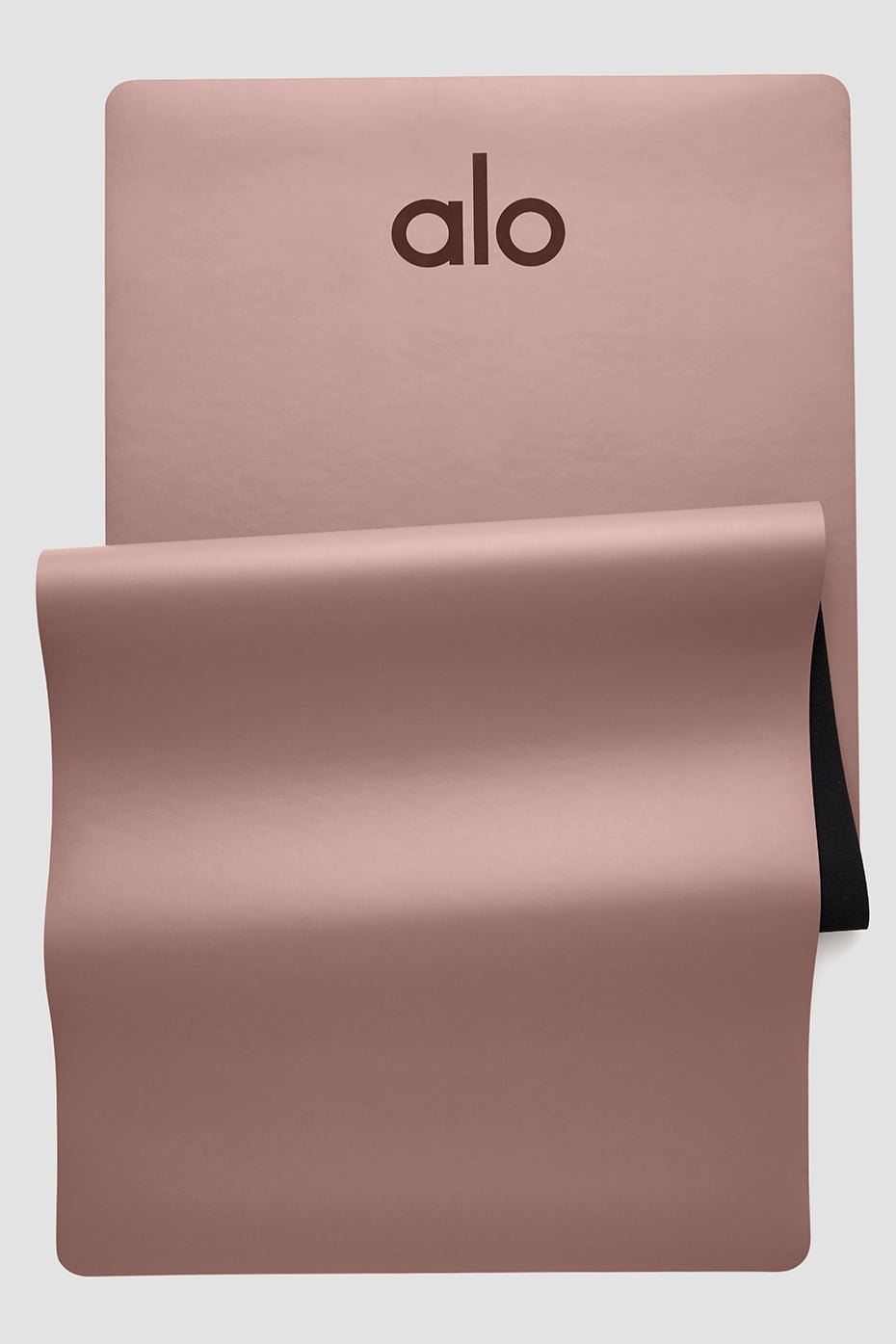 Warrior Non-Slip Yoga Mat in Smoky Quartz, showcasing its matte finish and grip.