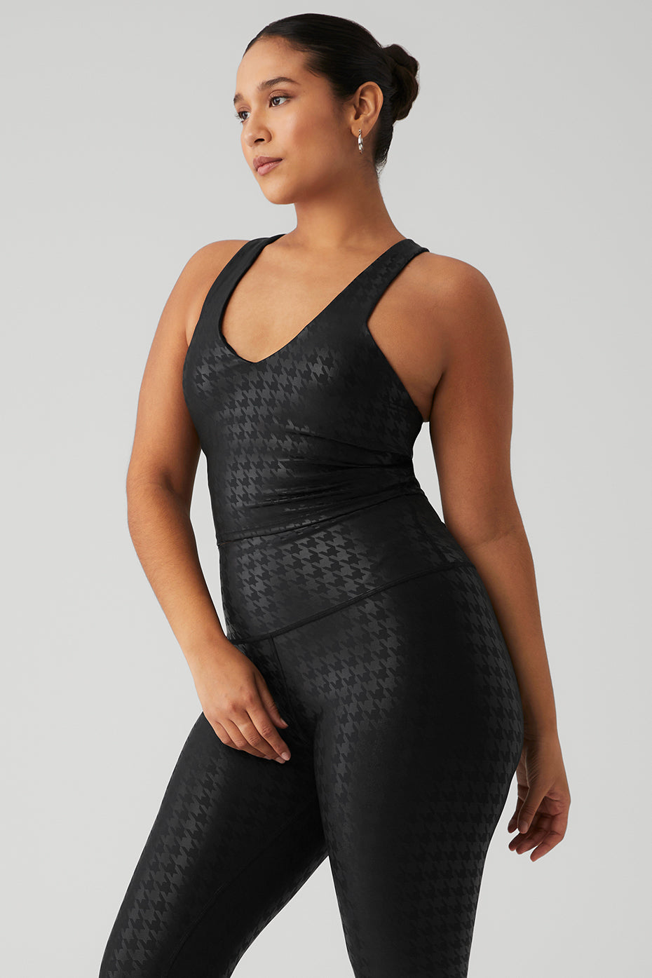 Back view of the Airlift Glimmer Bra Tank, perfect for activewear styling.