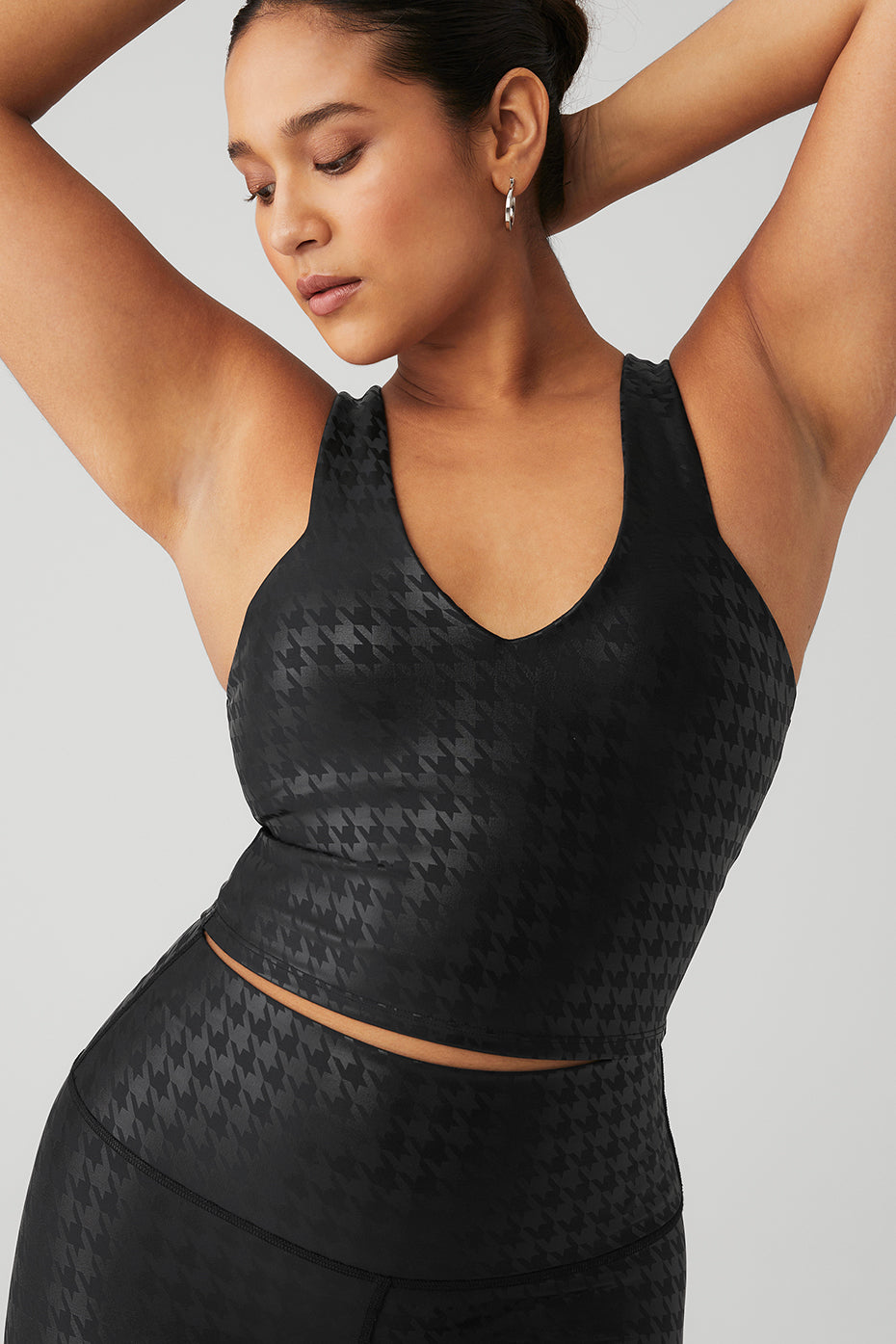 Back view of the Airlift Glimmer Bra Tank, perfect for activewear styling.